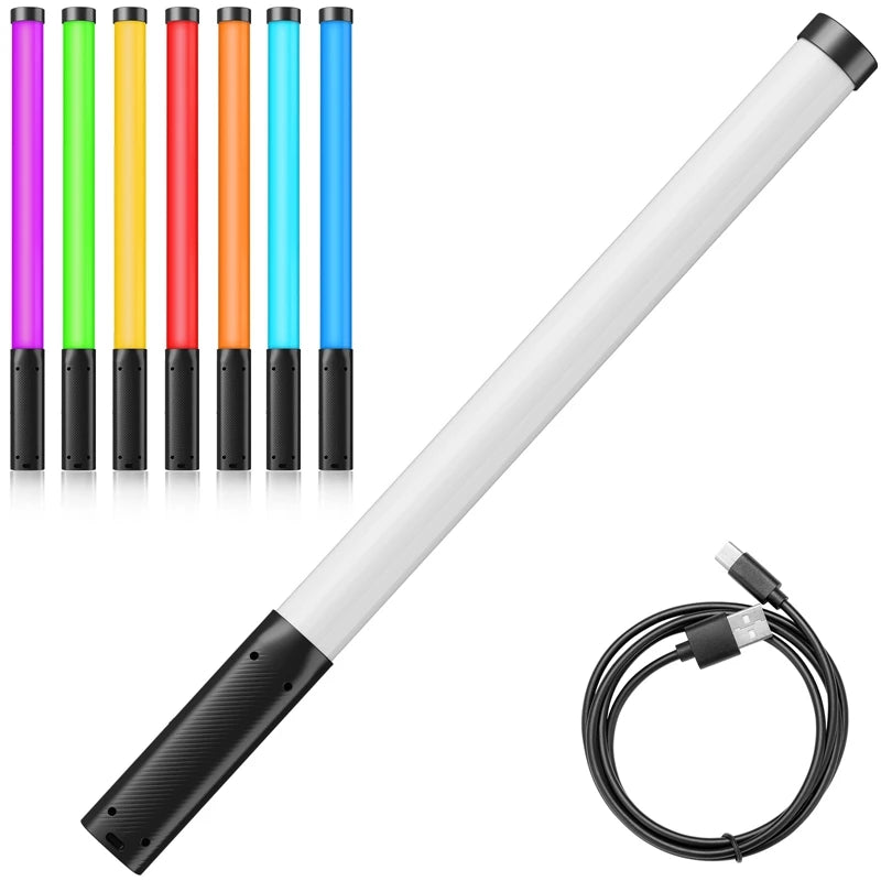 Ulanzi VL119 Stick Light RGB Handheld Wand Tube LED Video Light CRI 95+ 2500K-9000K 2000mAh Photography Lighting Fill Lamp