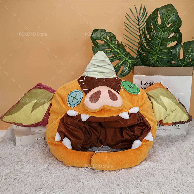 The Legend of Zelda Bokoblin Cosplay Headgear Plush Green Link Hat Zelda Shield Lizalfos Lynel Helmet Neck Costume Props Gift