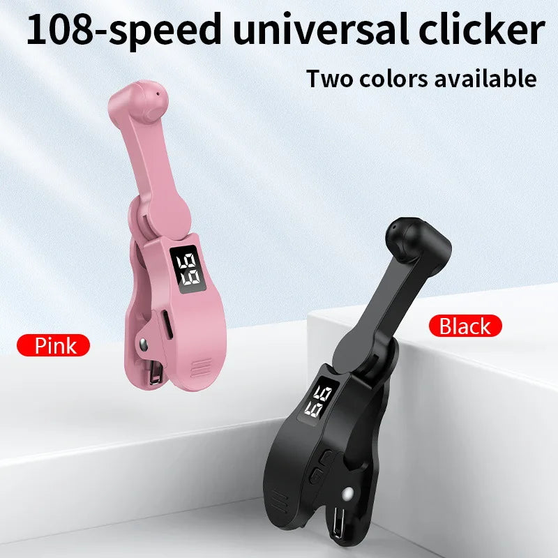 Automatic Screen Tapper Auto Clicker Tool Adjustable Speed for Gaming Live Streams Shopping Reward Tasks Phone App Accessory