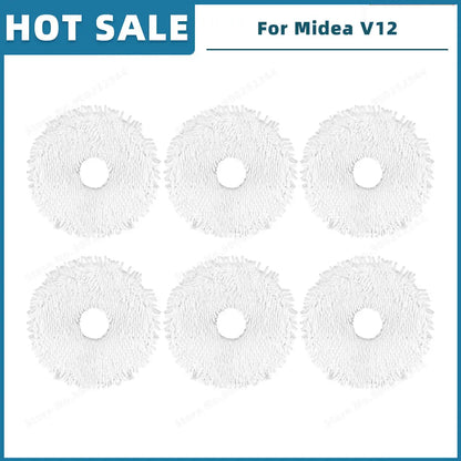 Compatible For 미디어 Midea V12 / Eureka J12 Ultra Spare Parts Accessories Consumables Main Side Brush Filter Mop Cloth Dust Bag