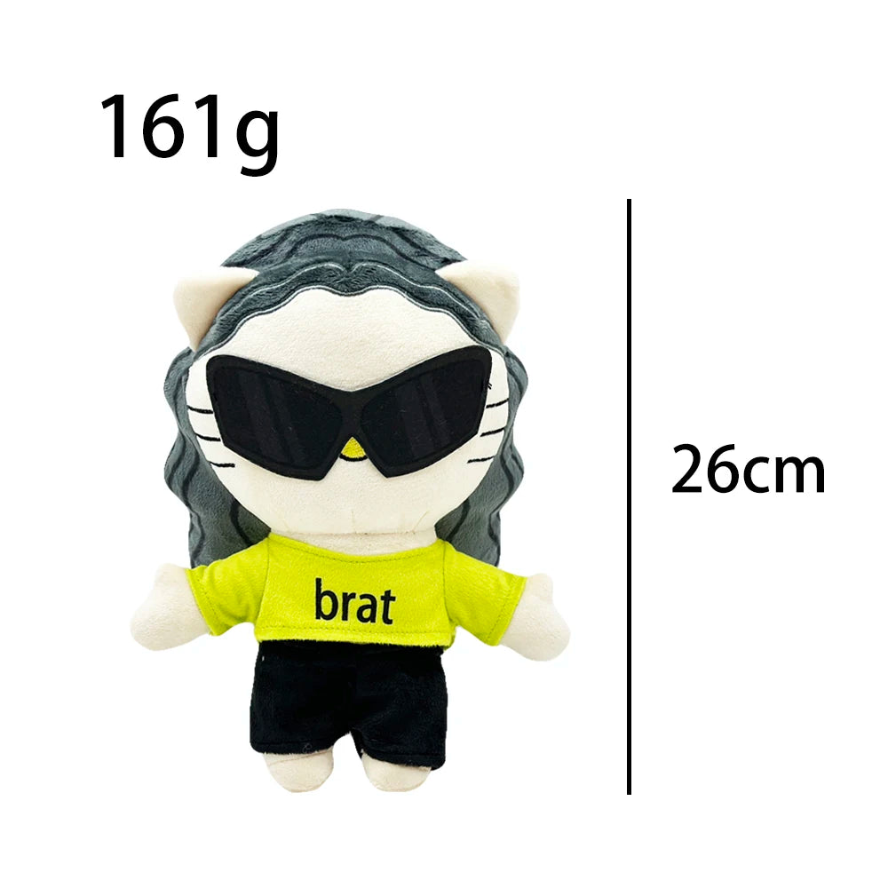 New Hello Kitty Ken Carson Rapper Trippie Taylors Plush Toy Doll with Clothes Stuffed Soft Plush Toys Fans Collect Gifts