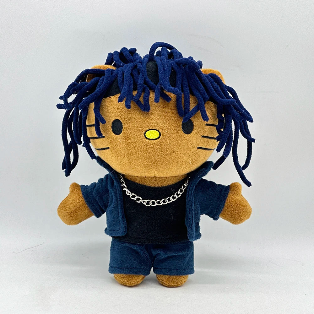 New Hello Kitty Ken Carson Rapper Trippie Taylors Plush Toy Doll with Clothes Stuffed Soft Plush Toys Fans Collect Gifts