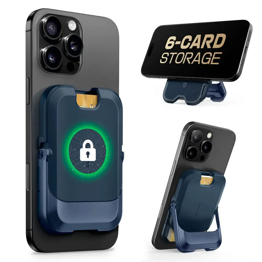 SUPCASE Magnetic Wallet Phone Stand Card Holder for iPhone 16/15/14/13 Series Strong Magnetic Lock Wallet with Stand