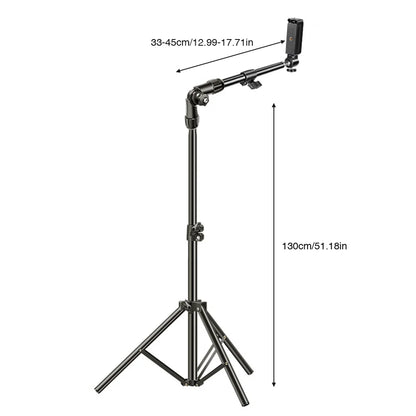 Phone Tripod Adjustable Cell Phone Tripod Stand for Filming Video Recording Live Stream