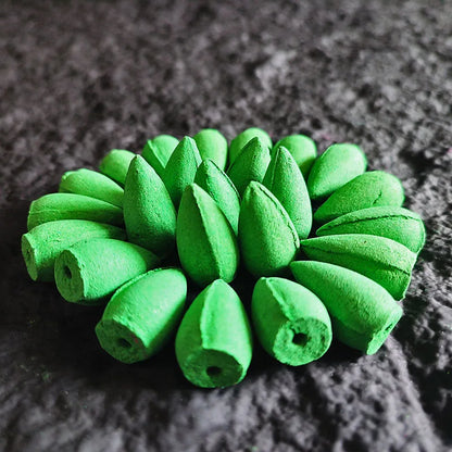 Y 10/20/50Pcs Natural Indian Cone Insence Rose Waterfall Reflux Tower Incense for Backflow Burner Home Tea Room Hotel Fragrance