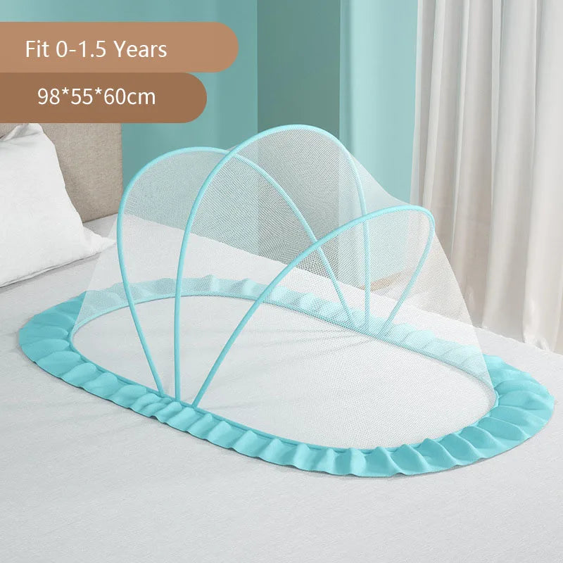 Baby Bed Mosquito Net Baby Bed Crib Folding Net Mosquito Net Mattress Pillow Suit Newborn Cradle Mesh Tent Net Baby Bedding