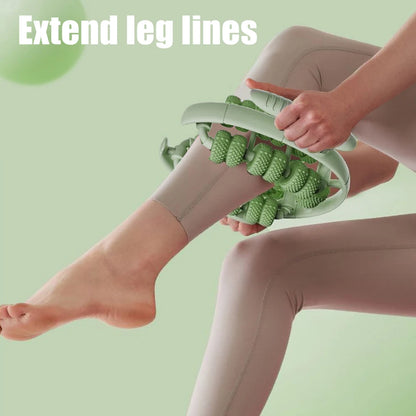 1Pc 26 Wheel Annular Leg Clamp Massager 360-degree Rotation Multifunctional Cellulite Massager Handheld Smooth Tool