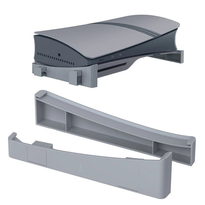 Horizontal Game Console Base Stand Holder Game Console Desk Stand Storage Rack Host Storage Rack for PS5/PS5 Slim