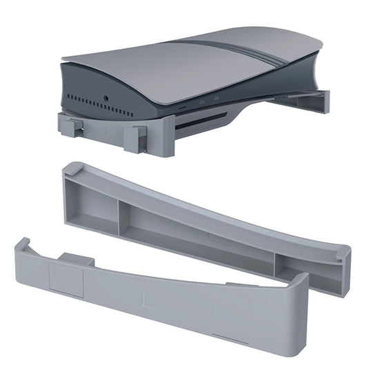 Horizontal Game Console Base Stand Holder Game Console Desk Stand Storage Rack Host Storage Rack for PS5/PS5 Slim