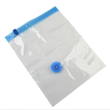 Vacuum Storage Bags With Valve Folding Compressed Space Saving Clothes Storage Big Size For Towel Cloth Blanket