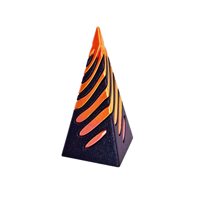 3D Printed Spiral Cone Toys Impossible Pyramid Passthrough Sculpture Pass Through Pyramid Fidget Toy Stress Relief Screw Toys