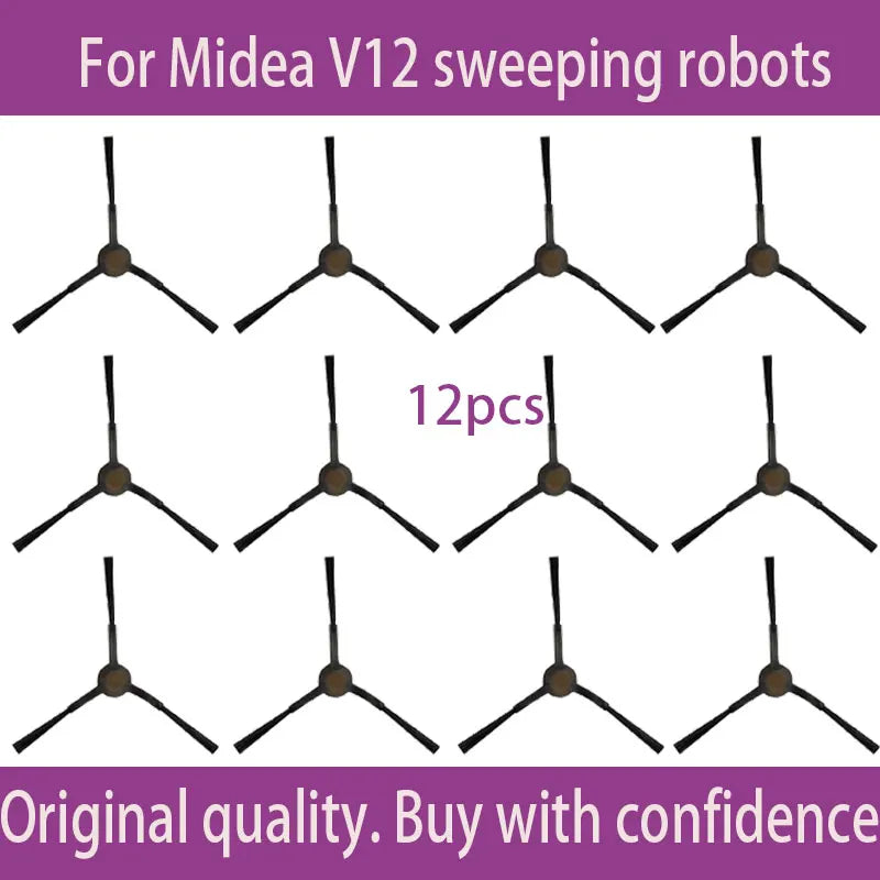 For Midea V12  Eureka J12 Ultra Robot VacuumThe consumables such as the main brush dust bag side brush cloth and filter screen