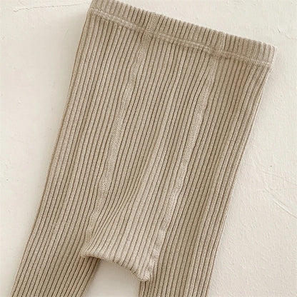 Girls Cotton Tights with Cherry Pattern - Soft Pantyhose for Kids Ages 2-10 Years