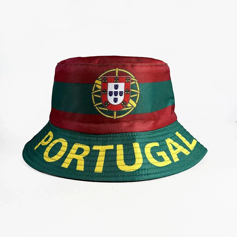 2026 Countries National Flag Bucket Hat Men Women Football Fan Party Football Cup Reversible Sun Hat Soccer Fans Fisherman Hat