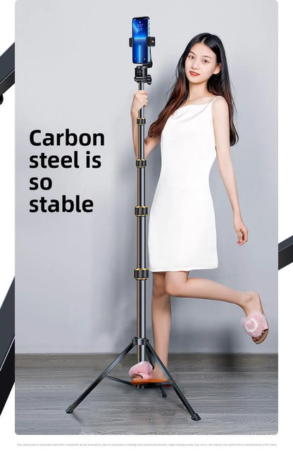 Mobile Phone Stand Live Broadcast Tripod Floor Selfie Stick Shooting Special Bracket For Pictures And Record Videos Vlog Tiktok