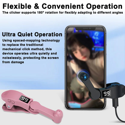Screen Auto Clicker Simulated Finger Clicking For Smart Phone Apps Tik Tok Video Live Streaming Gadget Game Screen Touch Device