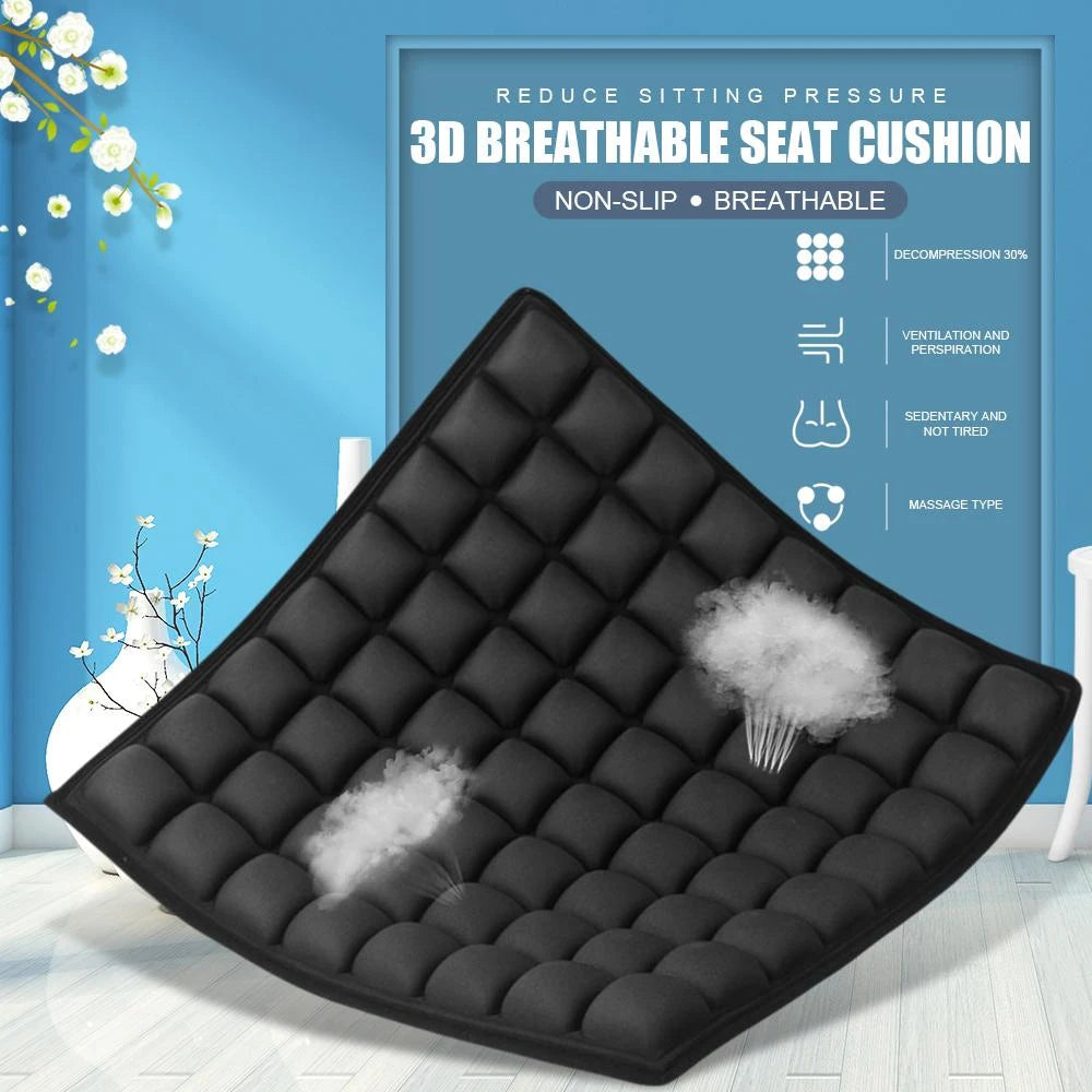 Air Cushion Portable Car Seat Office Chair Wheelchair Pad Anti Bedsore Orthopedics Pain Pressure Relief Cushion Camping Seat Mat