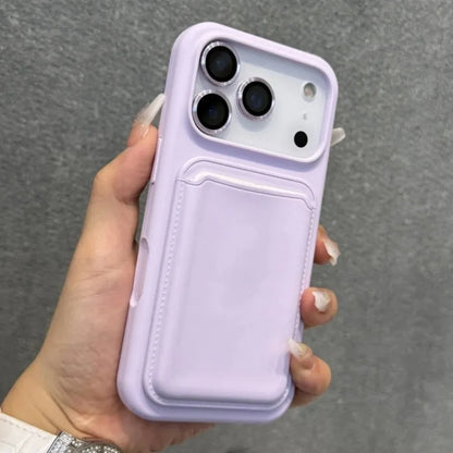 Luxury Magnetic Liquid Silicone Phone Case for IPhone 16 17 15 14 13 12 11 Pro Max with Magsafe Card Bag Wallet Shockproof Cover
