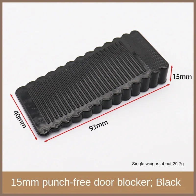 Safety Silicone Door Stop Block Wedge  Stop Door Stopper Home Offices Door Rear Retainer Impact Stopper Rubber Stops No Drill