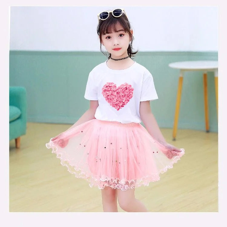Baby Girls Tutu Fluffy Skirt Toddler Princess Ballet Dance Tulle Mesh Skirt Kids Cake Skirt Cute Girls Clothes Pettiskirt Skirt