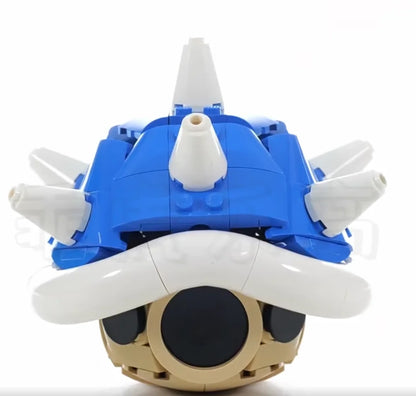 MOC Game Anime Figures 40787 Kart Spiny Shell Turtle Model Sets DIY Creative Building Blocks Kid Toys Christmas Gift