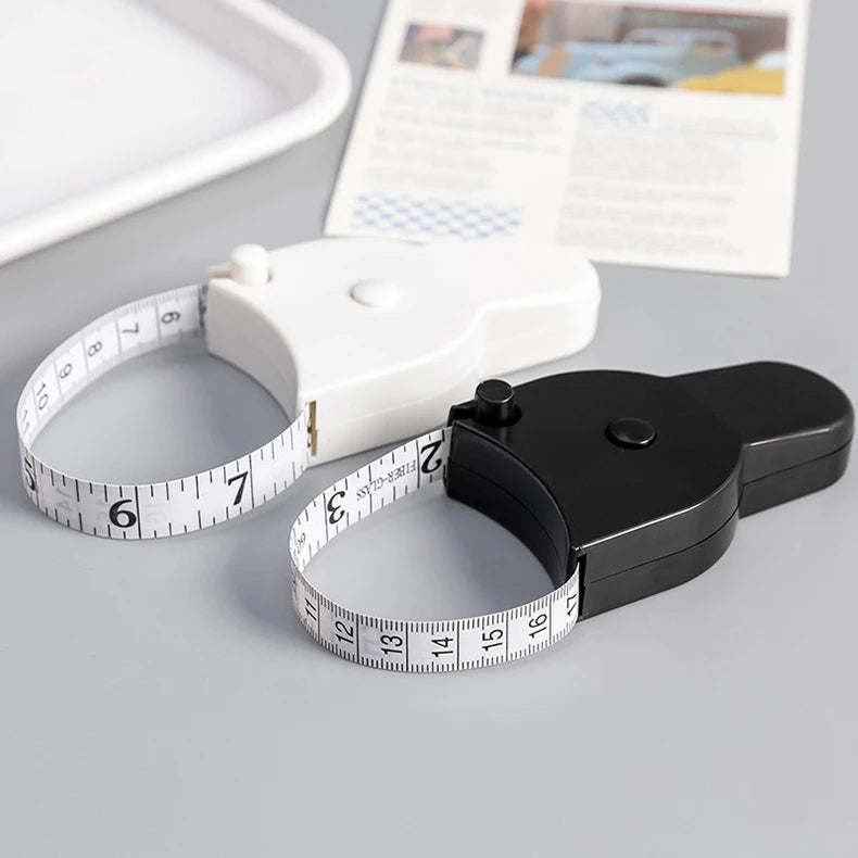 Portable Fitness Telescopic Health Tape Measure With Handle Torch Y-shaped Tape Measure Waist Circumference Tape Measure