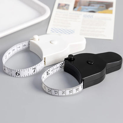 Portable Fitness Telescopic Health Tape Measure With Handle Torch Y-shaped Tape Measure Waist Circumference Tape Measure