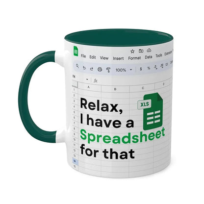 Excel Pattern Coffee Mug Creative Ceramic Tea Coffee Cup Portable Water Mug Juice Milk Cup Office Home Funny Gift New