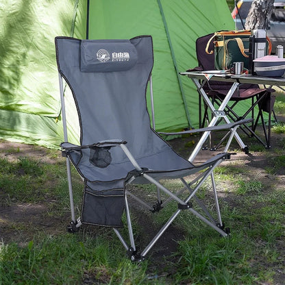 【Breeins】Portable adjustable folding camping chair, lightweight travel, fishing chair, beach chair, suitable for grassland