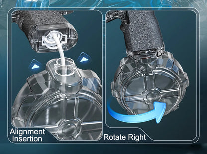 Electric Water Guns ,High Capacity Squirt Guns 26 FT Range with Light Up for Summer Outdoor Beach Swimming Pool Party Toy