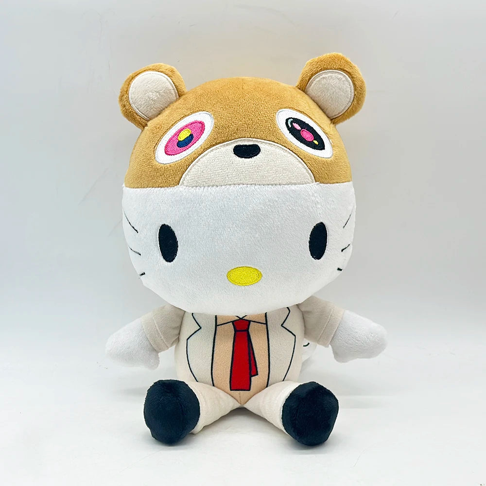 New Hello Kitty Ken Carson Rapper Trippie Taylors Plush Toy Doll with Clothes Stuffed Soft Plush Toys Fans Collect Gifts
