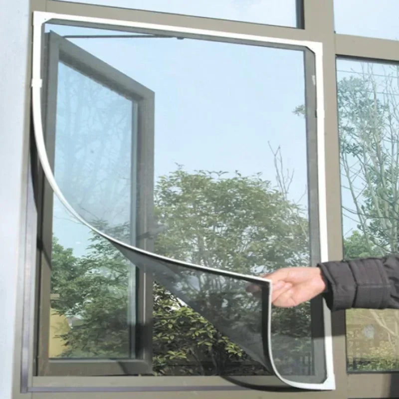 DIY Mosquito Net Self-adhesive Indoor Anti-insect Fly Screen Curtains Window Net Protections Mesh Home Textile Bed Garden