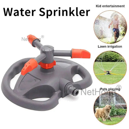 8 Function Garden Lawn Grass Water Sprinkler Hose Irrigation Watering Spray 360°