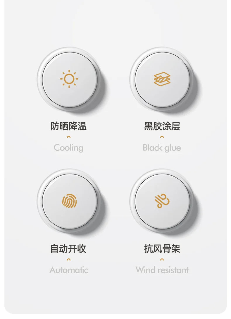 72 Bone Super Strong Windproof Automatic Folding Men Umbrella  Reinforced Large Rainproof Sun Protection Umbrellas Women