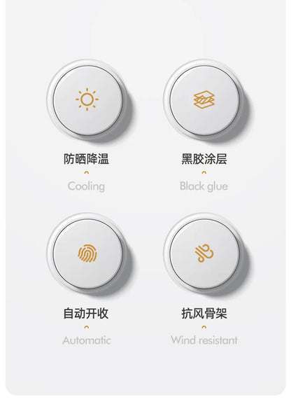 72 Bone Super Strong Windproof Automatic Folding Men Umbrella  Reinforced Large Rainproof Sun Protection Umbrellas Women