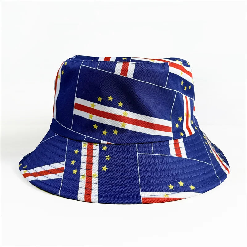2026 Countries National Flag Bucket Hat Men Women Football Fan Party Football Cup Reversible Sun Hat Soccer Fans Fisherman Hat