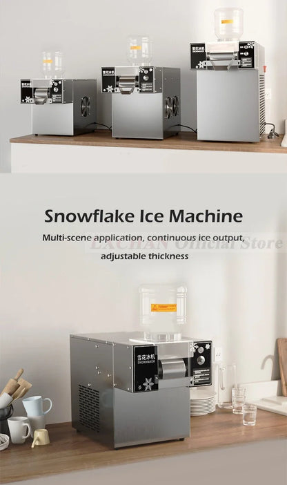 HomeWise 120KG/24H Korean Snowflake Ice Machine Commercial heavy duty Small Milk Mango Bingsu Shaver Smoothie Crusher 110V 220V