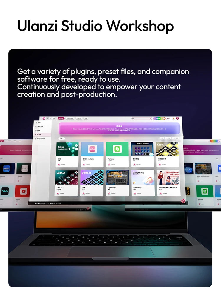 Uianzi D100H Dial Creative Controller Video Editing Assistant for Youtube Tiktok PR PS Support Bluetooth Key Production Console