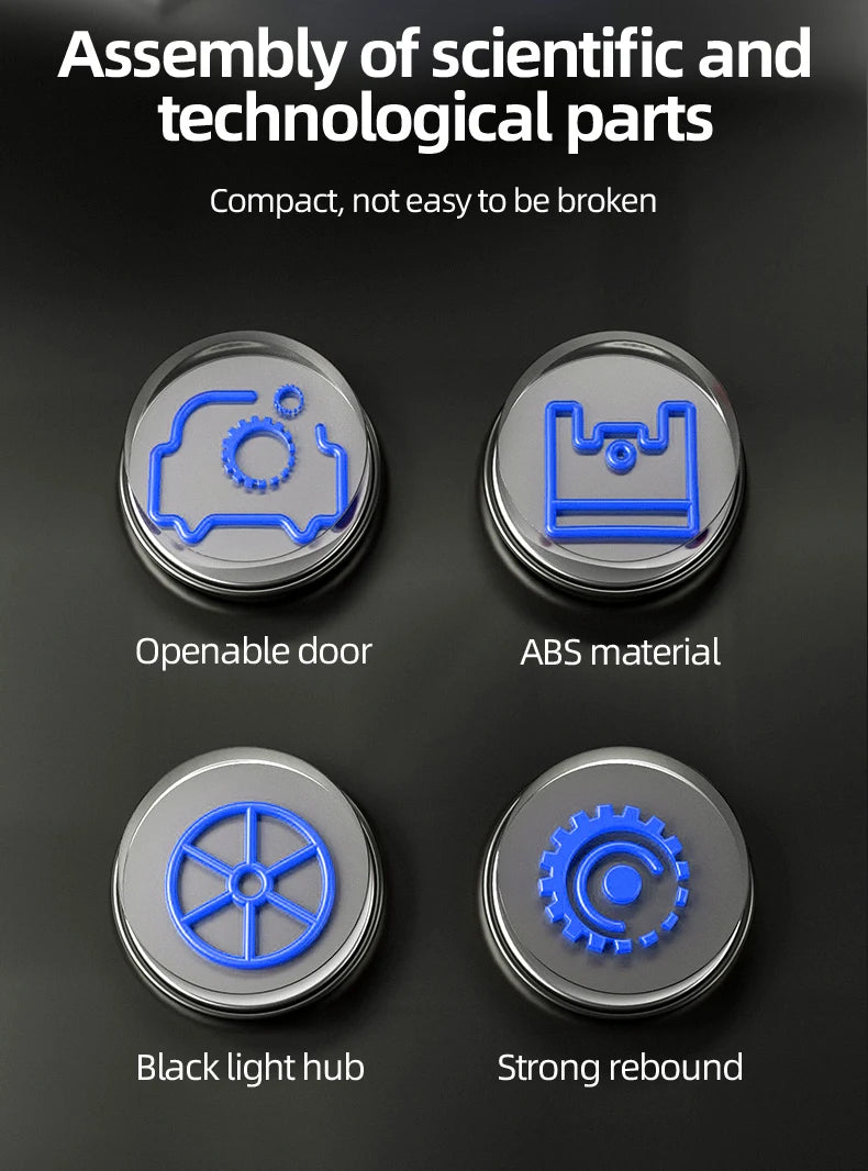 ToylinX 1/18 523 PCS Technical Mechanical Supercar Racing Racing Building Block Assembled Toy Car for Kids Boy Christmas Gifts