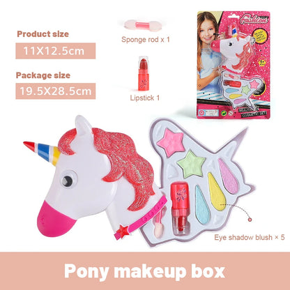 Girls Make Up Set Toys Beauty Makeup Tools Children Pretend Play Toys Safe Non Toxic Dressing Cosmetic Nail Polish Toys Gifts