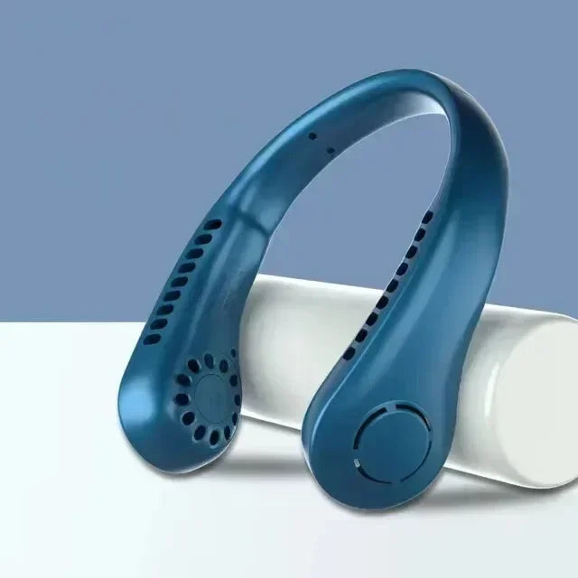 Portable Mini Neck Hanging Fan USB Rechargeable Wearable for Outdoor Sports Running Travel No Blades Summer Cool Hvac tools