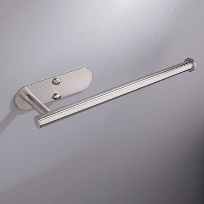 Adhesive Toilet Roll Paper Holder Organizer Wall Mount Storage Stand Kitchen Bathroom No Drill Tissue Towel Dispenser Stainless