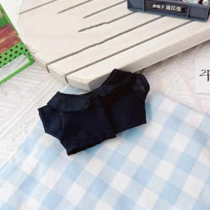 NO Doll,  For Labubu Doll Clothing Set Hat 17cm Clothes Shoes Doll DIY Accessories Training Sitting Party Games Toys Gifts