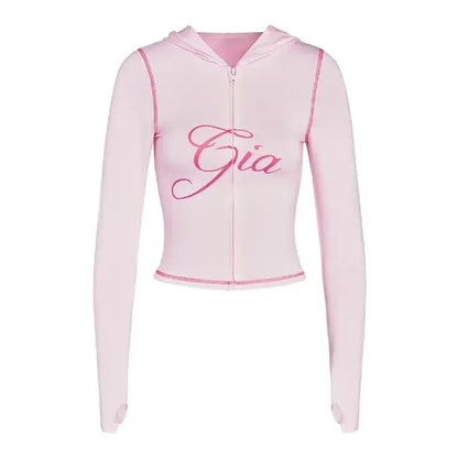 Herren-Set aus Kapuzenjacke mit Reißverschluss und Shorts – Sportbekleidung mit Buchstabenprint