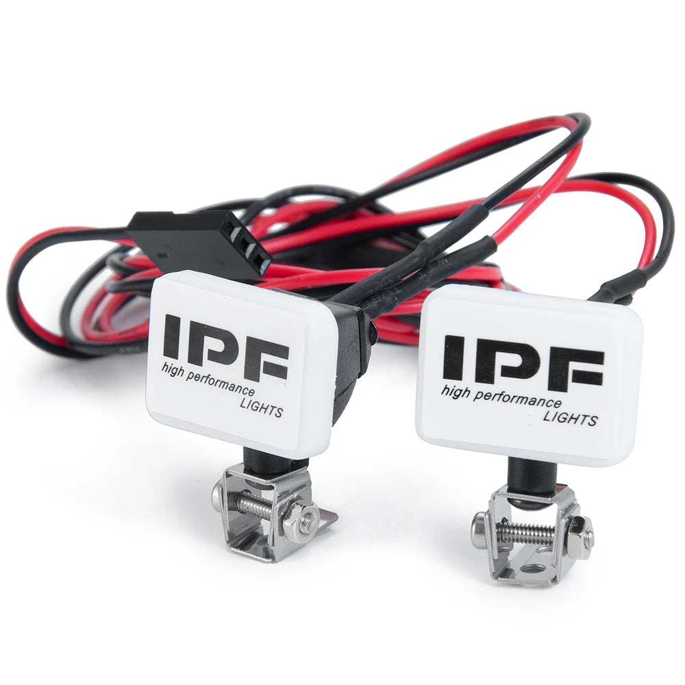 MIBIDAO 2/4LED RC Car Roof Light Round Lamp Spotlight For 1/10 Axial SCX10 II 90046 TRX4 Tamiya CC01 D90 D110