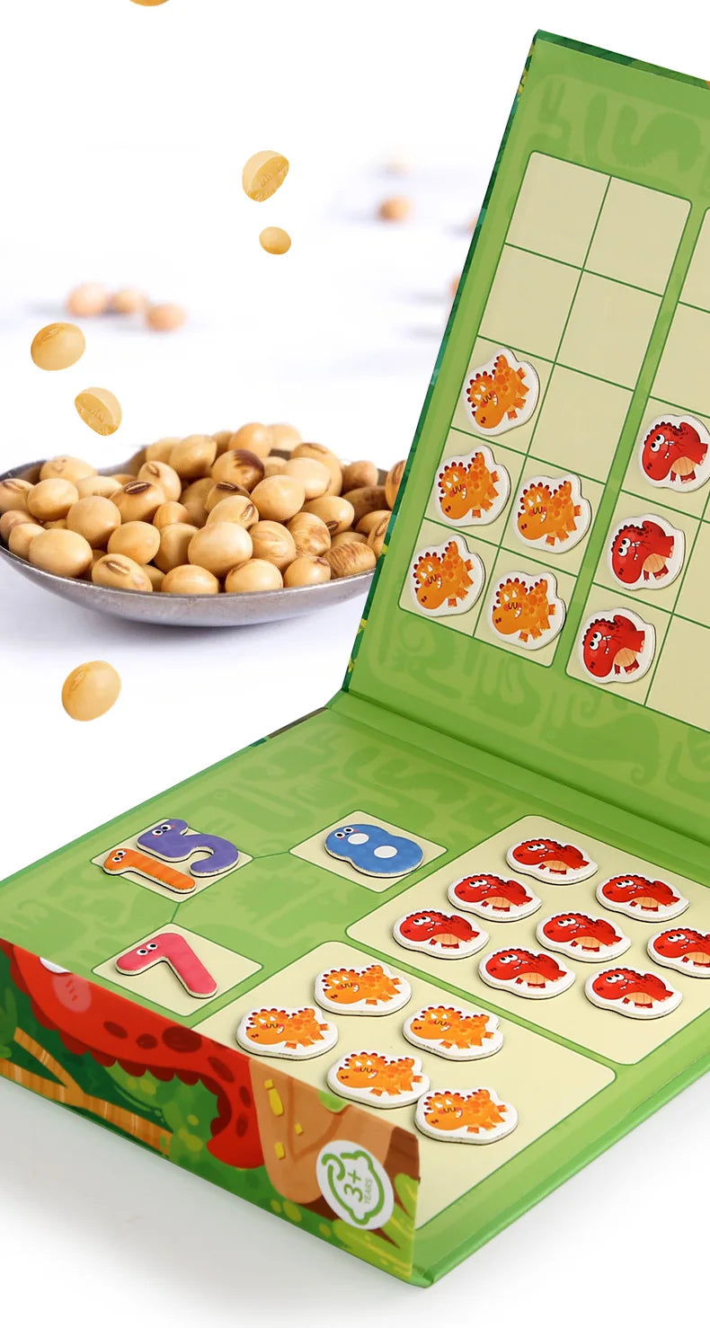 Kids Math Arithmetic Magnetic Stickers Digital Decomposition Arithmetic Montessori Games Baby Early Learning Education Toys