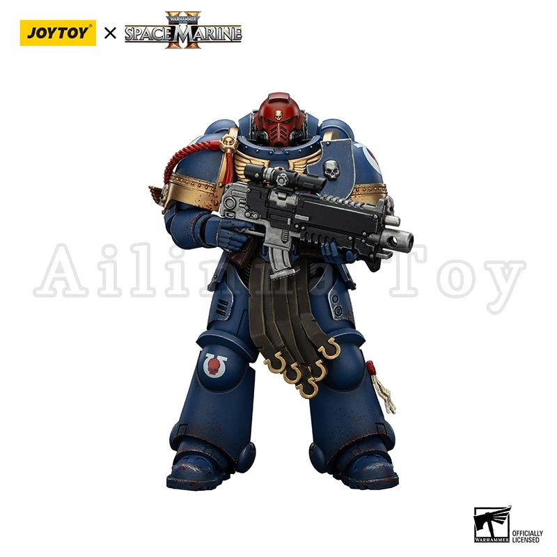JOYTOY 1/18 Actionfigur 40K Ultramarines Lieutenant Titus Sergeant Gadriel Brother Chairon – Sammleredition