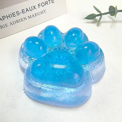 Soft Taba Squishy Cat Paw Fidget Toys  Sensory Stress Relief Toy for Kids Adults Anxiety Relaxation, Squeeze Gift for Friends