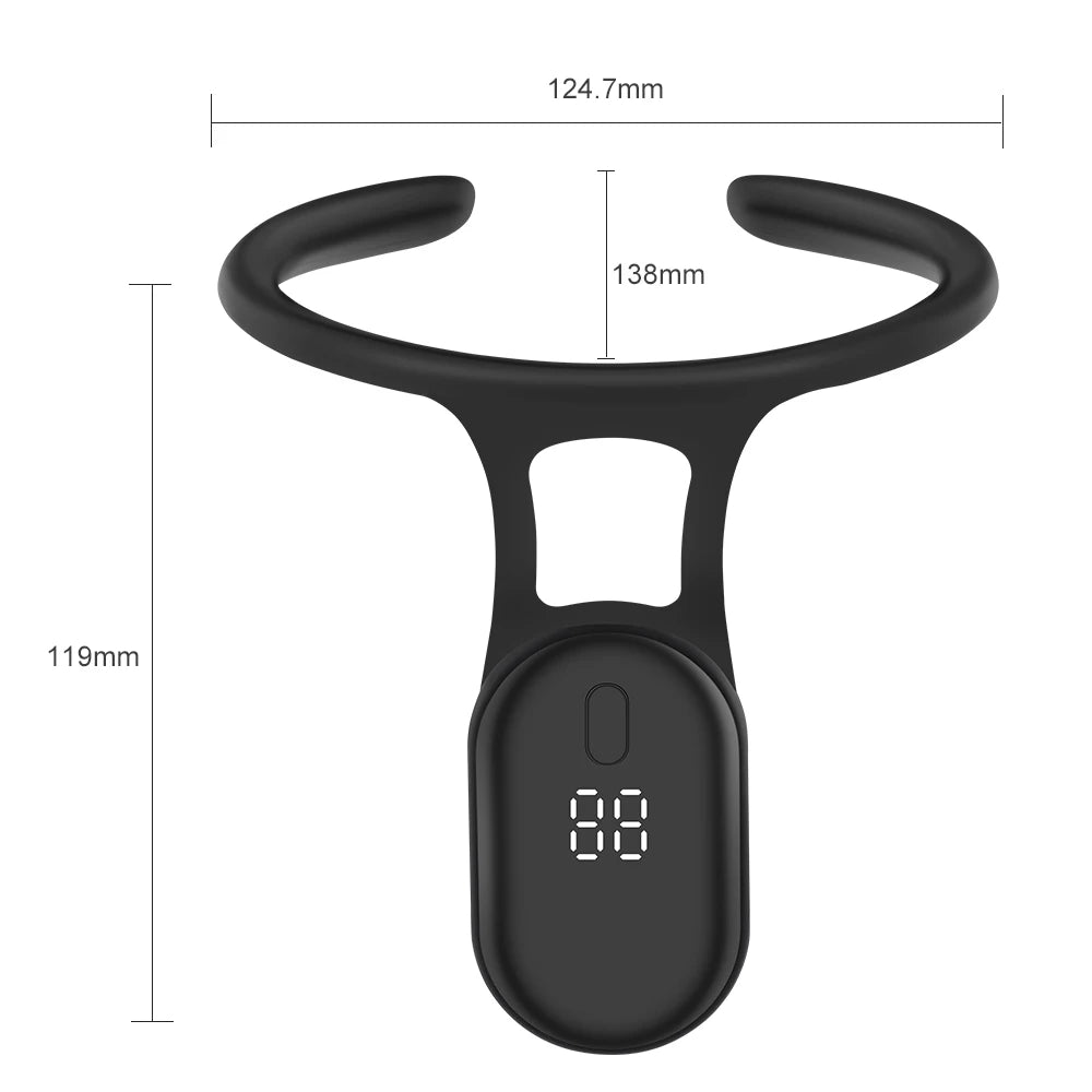 Smart Posture Trainer Back Straightener with Vibration Reminder for Adults Kids Real-Time Monitoring Wearable Sensor