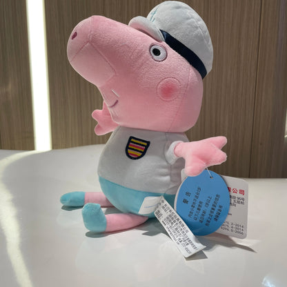 30CM Original Peppa Pig Page Pig Grandpa Pig Grandma Plush Toy Children Page Boy Girl Doll Peppa George Doll Birthday Gift